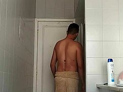 Delicious Guy's Big Monster Cock Shaved After Intoxicating Drink