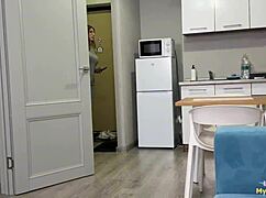 either fuck my tight pussy now or stepmom finds out your cheating!! stepdaughter joins in 😈