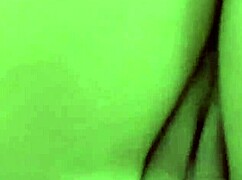 Slut's tiny pussy pounded amid wild moans