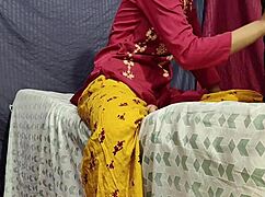 damn that indian aunty's curves got wrecked hard by the young boy in total domination play