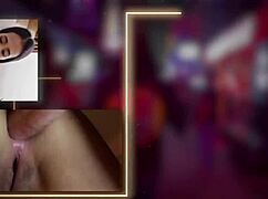 stunning asian model's petite ass takes interracial creampie doggystyle pov