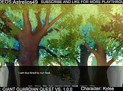 Giant Guardians Quest: Kylee's Huge Anime Ass Adventure Unfolds