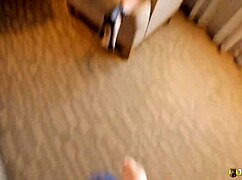 stunning asian model's petite ass takes interracial creampie doggystyle pov