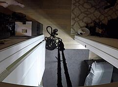 annie archer soaps up her blonde body in steamy shower pov