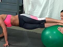 hey larissa louder wanna let me lick your sweaty yoga feet while posing fitness style?