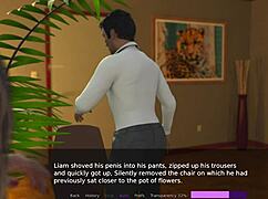 hey boss, we surprised you with lingerie pussy threesome playtime