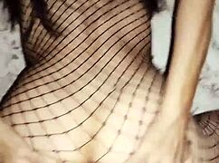 Hey couple relaxes filming doggystyle assfucking at home