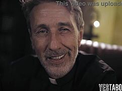 cheating busty milf hairy pussy begs priest forgiveness sucking monster cock doggystyle church!