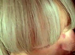 housewife sucks cock deep closeup homemade