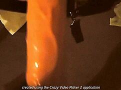 yo, this tranny slut with monster cock is blowing her boyfriend's mind completely