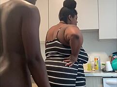 kitchen counter turns into wild wet pussy licking frenzy every time