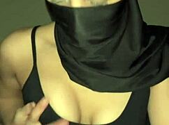massive arab muslim hijabi tits bounce exposed intense