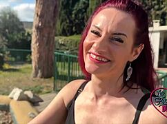 sally and jade these curvy french milfs gobble one throbbing cock together