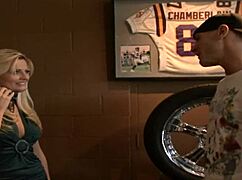 busty blonde milf mommy deepthroats cock then bends for pussy pounding