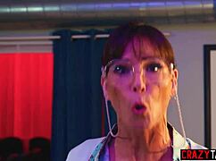 Naughty Petite Teen Athena Faris Pounds Boyfriend's Cock Hard in Cinema