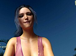 Riding big cock cowgirl on hairless big tits cece's leap of faith