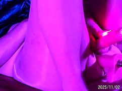 Amateur couple homemade anal fuck machine dildo vibrator orgasm barefoot
