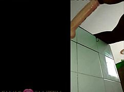 African mommy masturbates wildly with toy! Homemade squirt compilation part 6