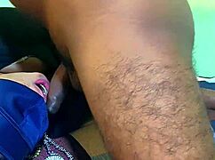 Desi teen deepthroats boyfriend's BBC rough till cum explosion!
