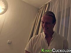 Blonde Babe Dominates Old Man with BBC Riding and Facial Humiliation