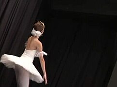 Asian ballerina dances nude proudly for public crowd