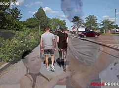 Pegas babe Maddy McKenzie wrecked hard by French stud.