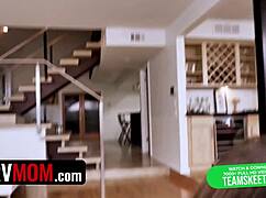 stepmom checks your penis and helps relieve the tension nicely