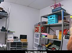 Thief milf, surrender that pussy for stealing lingerie!