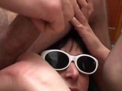 naughty italian milf hole slammed by wet thrusting cock