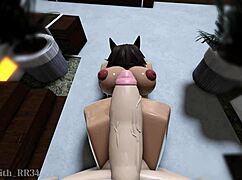 Cheerleader Fucked Doggystyle After Cafe Closes Deepthroat Creampie