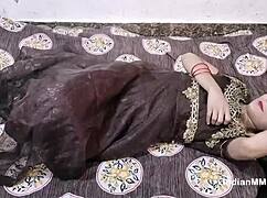 skinny indian muslim bhabhi takes hardcore creampie pounding!