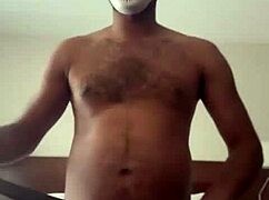 Desi Ass Spanked Red Through Ripped Fishnets on Bed