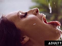 Cadence Lux Aiden Ashley Lesbian Squirting Orgasms Tribbing Muff Diving Cumming