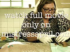 Nurse mistress april electrifies rosie slave's pussy piercing in hospital bdsm