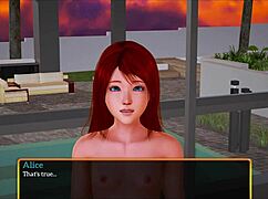 Redhead Explores Monster Big Cock In Erotic Family Scene 332