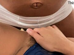 Ever seen a cute brunette bent over for deep anal creampie doggystyle?