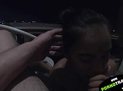 omg she sucks my dick so good on the balcony with friends watching!