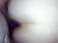 wife bounces hard with tempting rhythm on homemade video