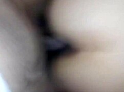 wife bounces hard with tempting rhythm on homemade video