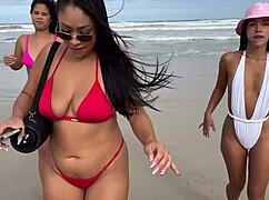 Ted's Beach Holiday Guarantees Hot Women Maya Hyuga Bia Andrade Candy Debby