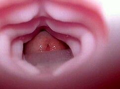 quickie creampie fills emelie's fleshlight bad dragon toy with hot monster load