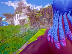 black lesbian lovers fist roughly to squirting bliss at world's end