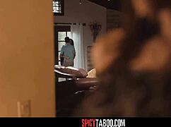 Busty neighbor wife cheats riding deepthroat doggystyle with chubby neighbor