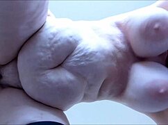 Mature homemade bbw milf's massive tits jiggle during doggystyle monster pounding