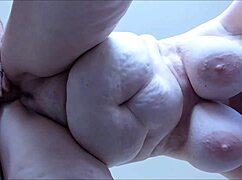 Mature homemade bbw milf's massive tits jiggle during doggystyle monster pounding