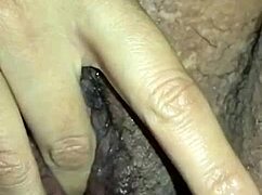 Arab slut fingers shaved pussy to explosive cum squirt