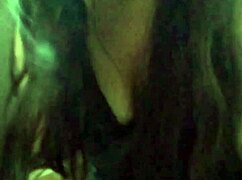 vibra close-up latina shaved pussy toy lick tease