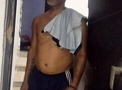 Cheating colombian big ass wife fucks husband's friend's cock while cuckold works real homemade cuckold action