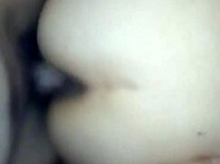 wife bounces hard with tempting rhythm on homemade video