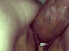 Cuckold Watches Closeup as Lover Barebacks Wife's Pussy Full Creampie Lickup